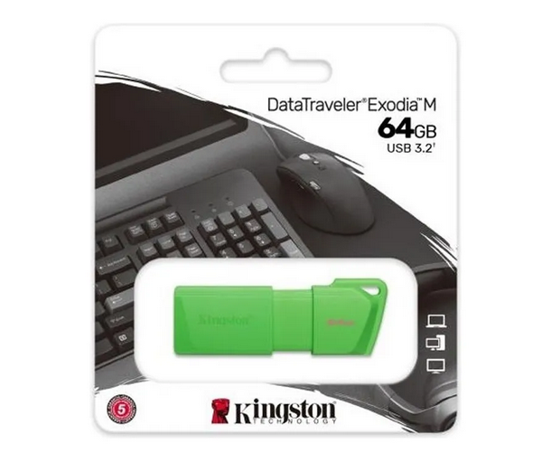 Pen Drive Kingston 64GB DTXM Verde