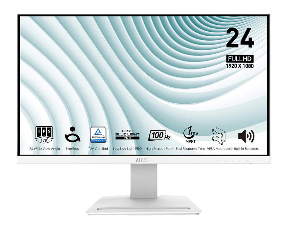 Monitor MSI 24" MP243XW 100Hz White