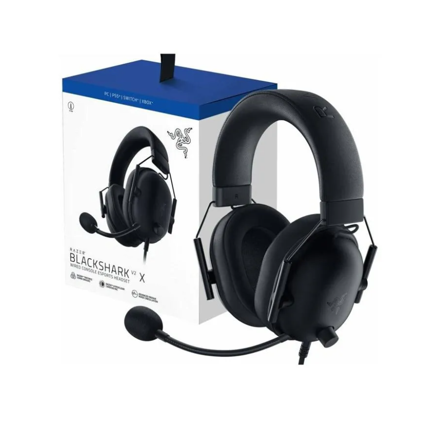 Audifono Razer Blackshark V2 X 50mm Playstation & Xbox