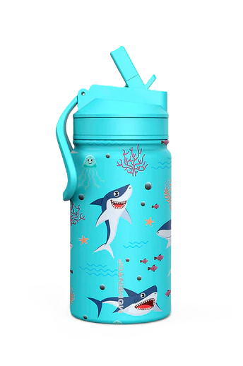 Botella MomenTop Shark Blue 12oz
