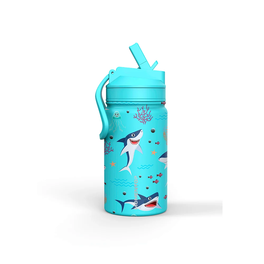 Botella MomenTop Shark Blue 12oz
