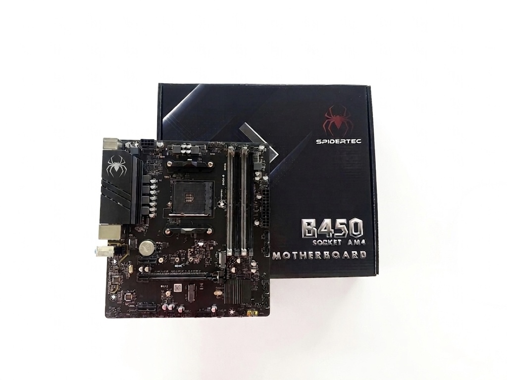 Tarjeta Madre SPIDERTEC IGNIS B450 Socket AM4 4xDDR4 3200Mhz