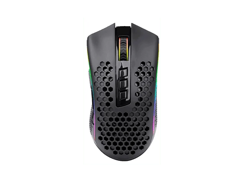 [M808-KS] Mouse ReDragon Gamer STORM PRO RGB Inalambrico/USB Negro