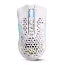 Mouse ReDragon Gamer STORM PRO RGB Inalambrico/USB Blanco 
