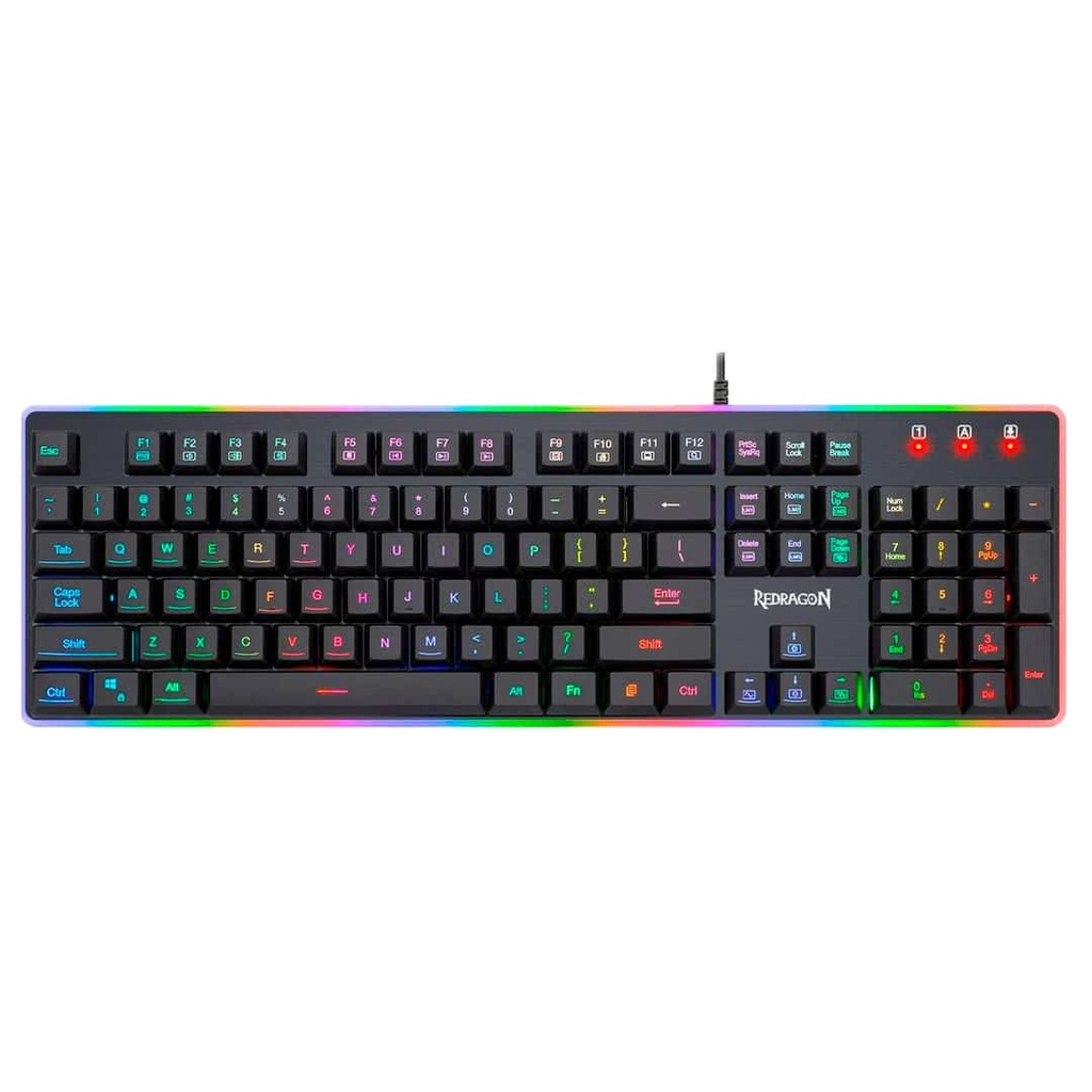 Teclado ReDragon Gaming RGB DYAUS 2 Negro