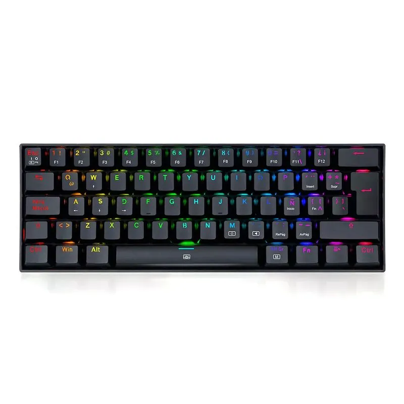 Teclado ReDragon Gamer Dragonborn Negro Switch Red