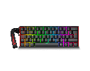 Teclado ReDragon Gaming FIZZ Magnetic Black 