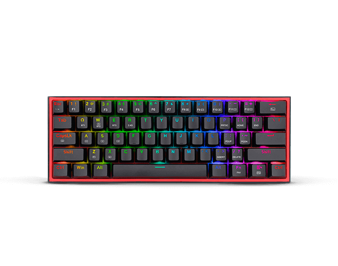 Teclado ReDragon Mecanico FIZZ Switch Red Pro 60% USB-C Black