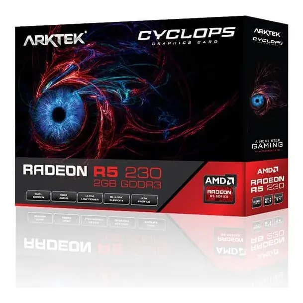 Tarjeta de Video Arktek Cyclops Radeon R5 230 1GB GDDR3