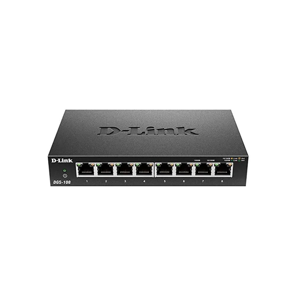[DGS-1008A] Switch D-LINK 8-Port Gigabit DGS-1008A