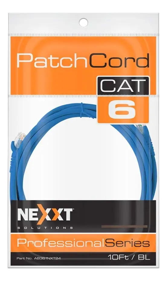 Patch Cord Nexxt Cat6 3M Azul
