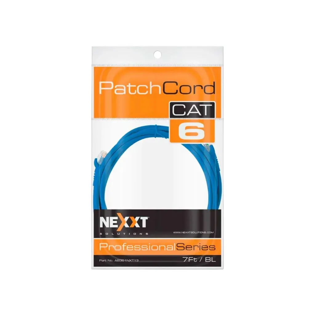 [AB361NXT24] Patch Cord Nexxt Cat6 3M Azul