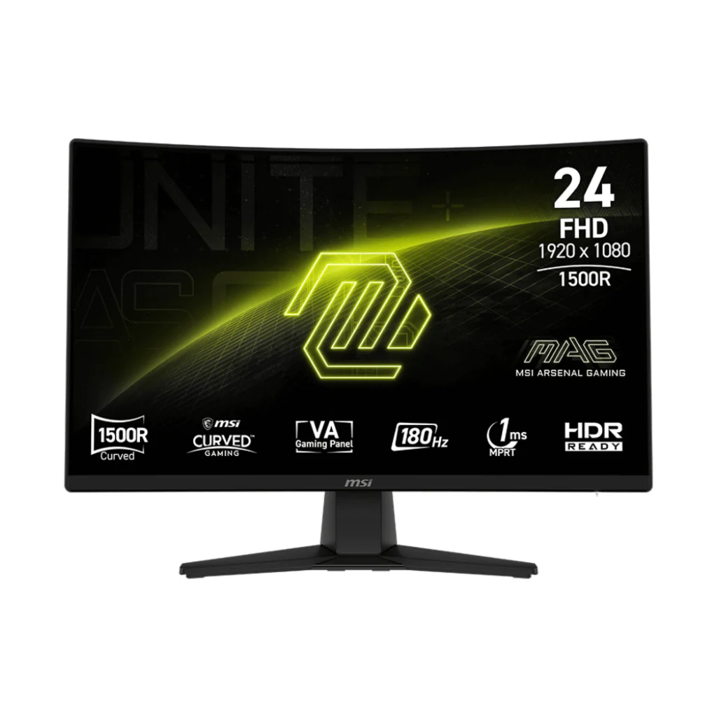Monitor MSI 24" Curvo MAG 245CX24 Full HD 240Hz Negro