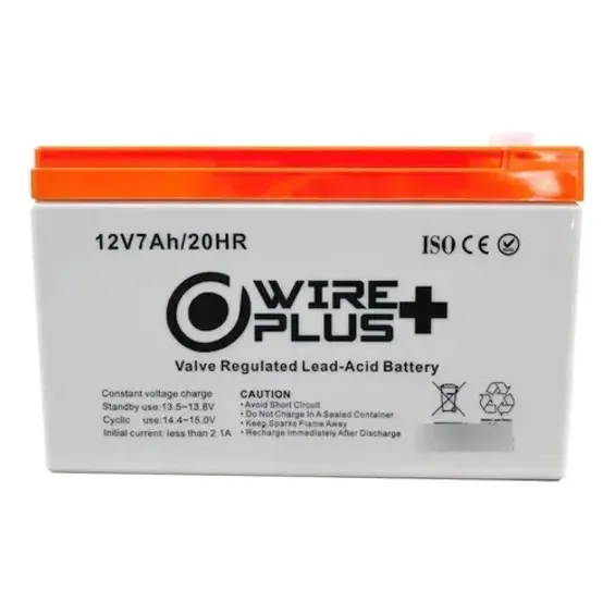 Bateria Wireplus+ 12V/7AH