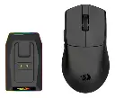Mouse ReDragon Gamer King Ultra Triple Modo Ultra Liviano 54G Con Base de Carga Magnetica Negro
