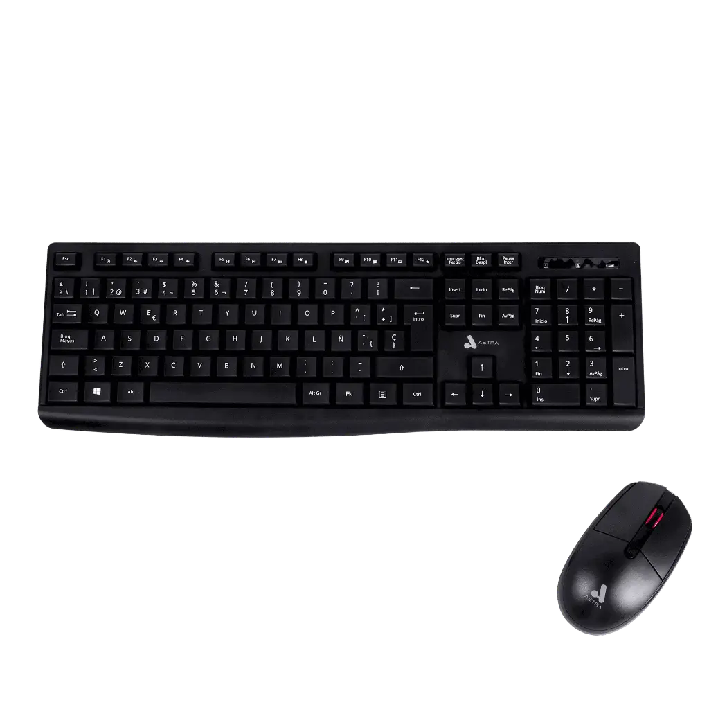 Teclado Astra K13 Inalámbrico Negro