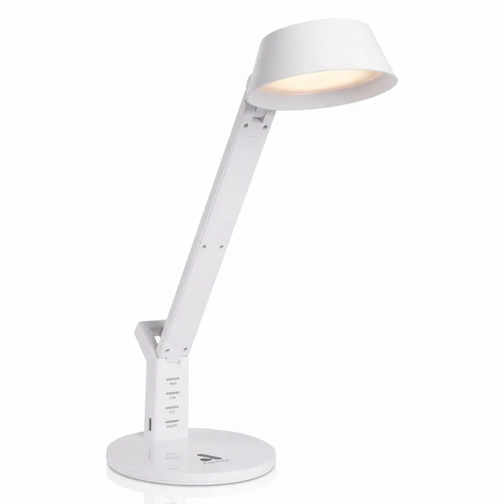 [BL1855] Lampara Astra Led de Escritorio con Puerto de Carga USB Blanca