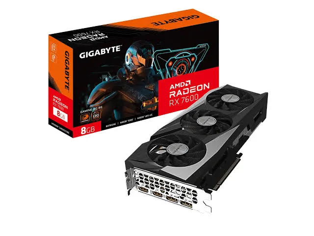 Tarjeta de Video Gigabyte RX7600 8GB DDR6 RGB