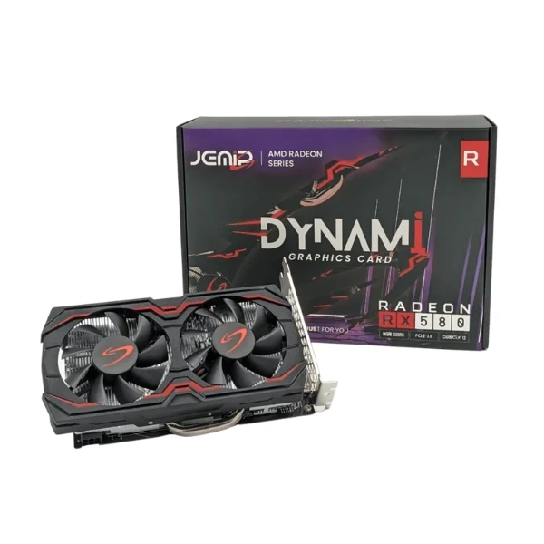 [JPV-RX5808GD5] Tarjeta de Video Jemip Dynami RX580 8GB DDR5