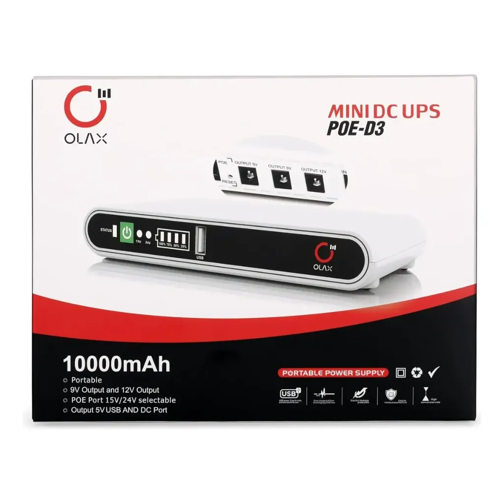 [OLAX10000MaH] Mini UPS Olax 10.000MaH