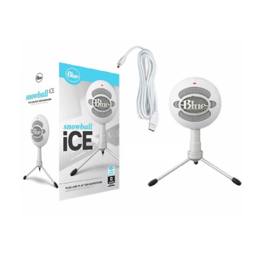 Microfono Blue Snowball iCE White