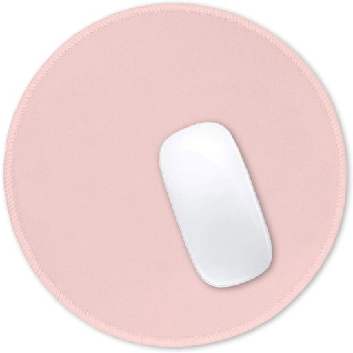 Mouse Pad Redondo Color Rosa