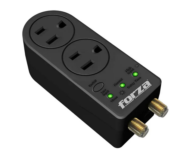 Protector de Voltaje Forza 2 tomas 1400J