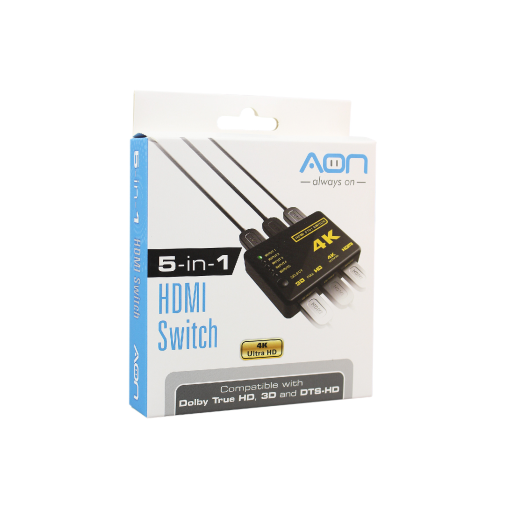 [AO-AD-2002] Switch AON HDMI 5 en 1 Box