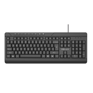 [K7010U] Teclado Delux USB K7010U Black