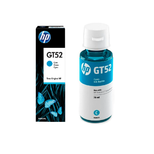 [MOH54AL] Botella de Tinta Hp GT52 Cyan
