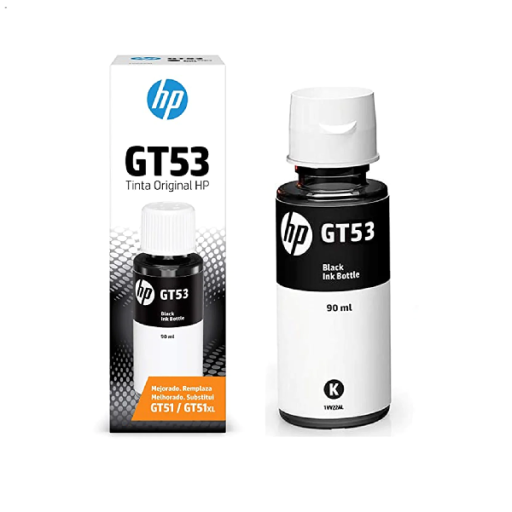 [1VV22AL] Botella de Tinta Hp GT53 Negra