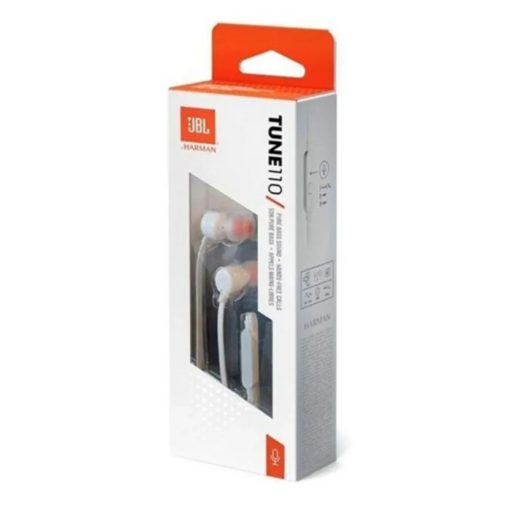 [JBLT110WHTAM] Audifono JBL Tune T110 In Ear White
