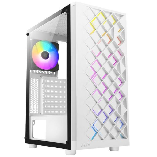 [CA-AZZA280W] Case Azza Gaming ATX Spectra White