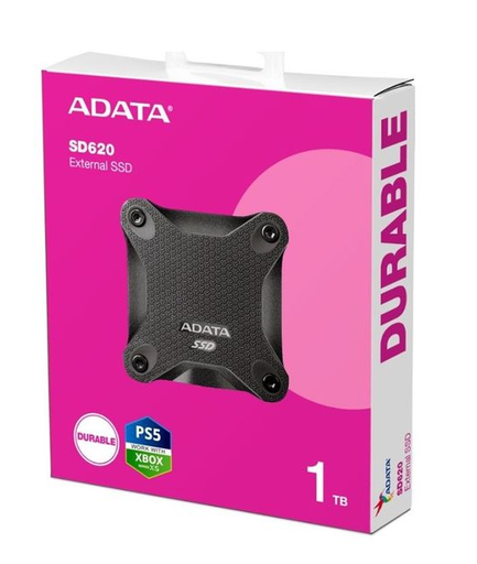 [SD620-1TCBK] Disco Duro Externo SSD Adata 1TB 3.1 Negro