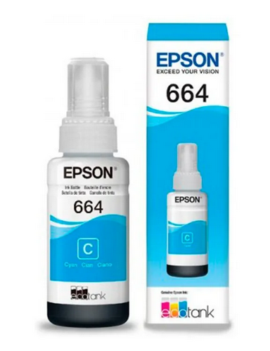 [T664220-AL] Botella de Tinta Epson Cyan T664220