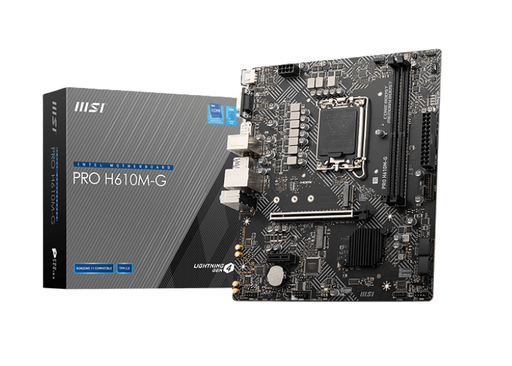 [911-7D46-234] Tarjeta Madre MSI PRO H610M-G LGA 1700 DDR5