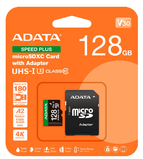 [AUSDX128GUI3V30] Memoria Micro SDXC Adata 128GB C10