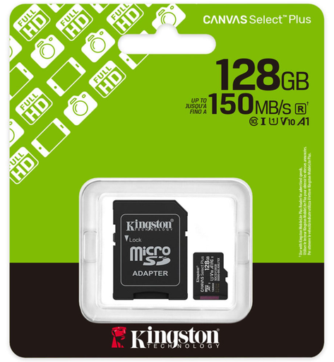 [SDCS3/128GB] Memoria Micro SDXC 128GB Kingston C10 G3