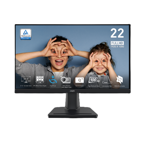 [9S6-3PE0CM-003] Monitor MSI 21.5" MP225V FHD 100HZ 
