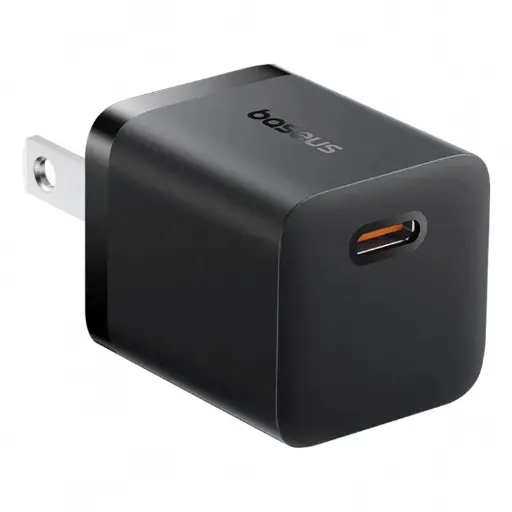 [GAN5-BK] Cargador de Pared Baseus Mini Type-C Carga Rapida 25W