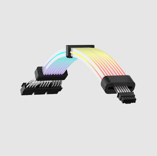 [12VHPWR BK] Cable de Extension Gamemax PSU 12V-2x6/ARGB Negro