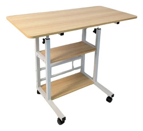 [AR-007E-WOOD] Mesa Estudiante Aroa 80x40 Altura Ajustable
