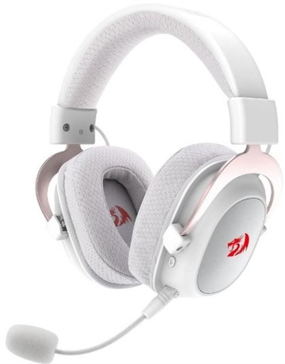 [H510W-PRO] Audifono ReDragon Gamer ZEUS PRO RGB 7.1 Blanco