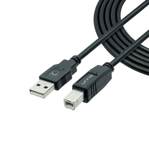 [CB4006BK] Cable Unno Tekno para impresora Usb 1.8Mt.  