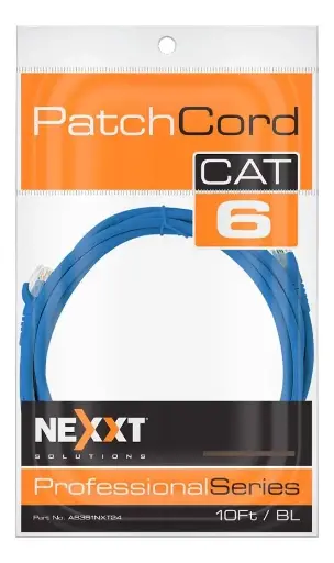 [AB361NXT24] Patch Cord Nexxt Cat6 3M Azul
