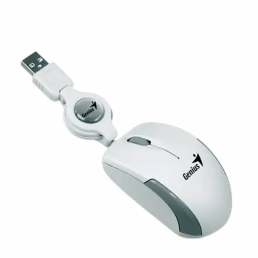 [31010125104] Mouse Genius Micro Traveler V2 Usb Retratil Blanco