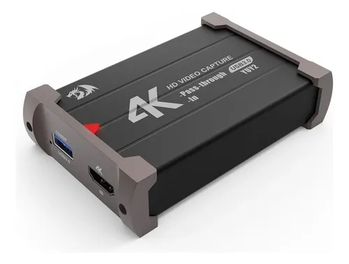 [VC321] Capturadora de Video ReDragon Flash VC321 4K, USB 3.0 1080p 60 fps HDMI