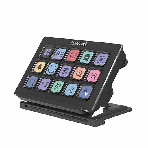 [SS-550] Controlador de Streaming ReDragon 15 Botones Perzonalizables LED SS-550