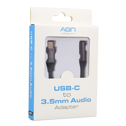 [AO-AD-1002] Adaptador AON USB TypeC a 3.5mm Audio