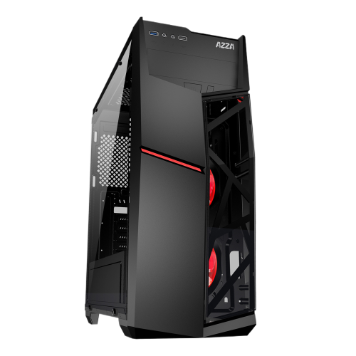 [00000409] Case Azza Gaming MID ATX 221G Golem LED
